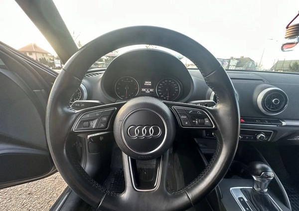 Audi A3 cena 76800 przebieg: 91232, rok produkcji 2017 z Ostrołęka małe 781